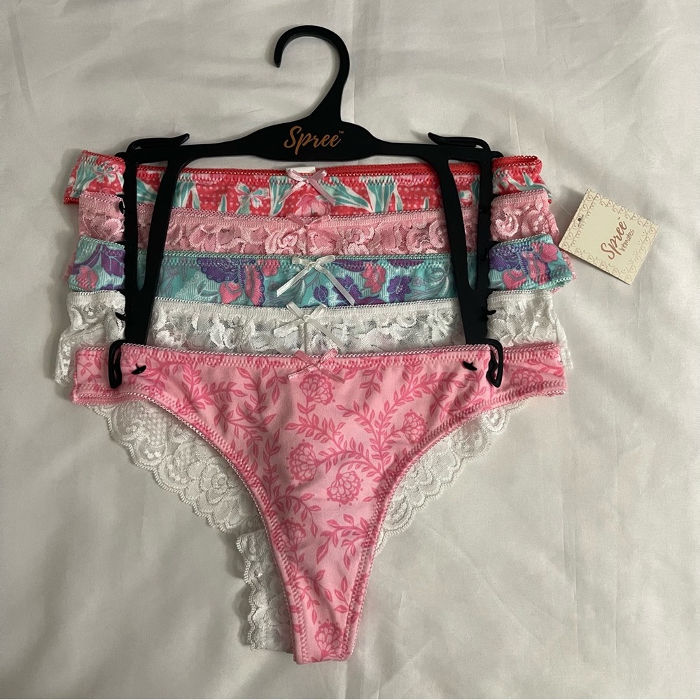 Pack of 5 thongs multi color